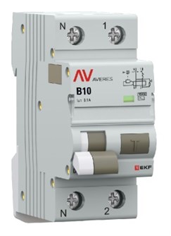 Автомат дифференциальный EKF rcbo10-1pn-10B-100-ac-av 1126647