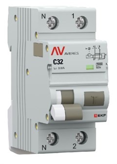 Автомат дифференциальный EKF rcbo10-1pn-32C-30-a-av 1126565