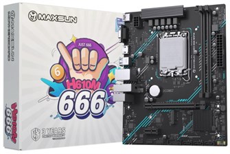 Материнская плата mATX MAXSUN MS-H610M 666 WIFI6 1161220