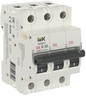 Автоматический выключатель  IEK AR-M10N-3-D032 902800