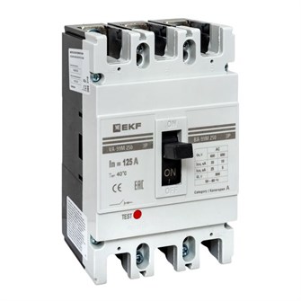 Автоматический выключатель в литом корпусе  EKF mccb99-250-125m 1145072