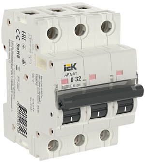 Автоматический выключатель  IEK AR-M10N-3-D040 902801