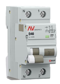 Автомат дифференциальный EKF rcbo10-1pn-40D-30-ac-av 1126645