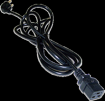 Кабель питания  Lanmaster LAN-PP19/SH-1.0-BK 866708