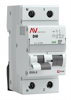 Автомат дифференциальный EKF rcbo6-1pn-40D-30-a-av 1126214