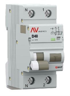 Автомат дифференциальный EKF rcbo10-1pn-40D-100-ac-av 1126669