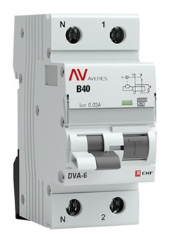Автомат дифференциальный EKF rcbo6-1pn-40B-30-a-av 1126197