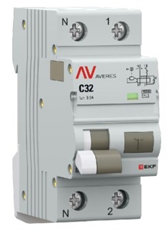 Автомат дифференциальный EKF rcbo10-1pn-32C-300-ac-av 1126684