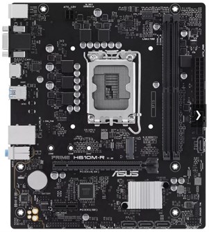 Материнская плата mATX ASUS PRIME H610M-R-SI 1052265