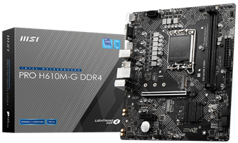 Материнская плата mATX MSI PRO H610M-G DDR4 893337