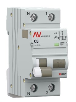 Автомат дифференциальный EKF rcbo10-1pn-6C-300-a-av 1126613