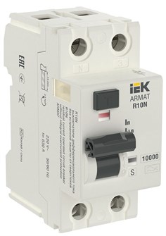 Выключатель дифференциального тока (ВДТ, УЗО) дифференциальный IEK AR-R10N-2-080C030 902922
