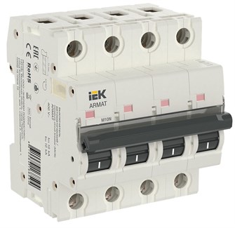Автоматический выключатель  IEK AR-M10N-4-D020 902846