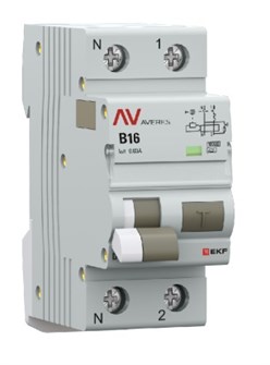 Автомат дифференциальный EKF rcbo10-1pn-16B-30-a-av 1126553