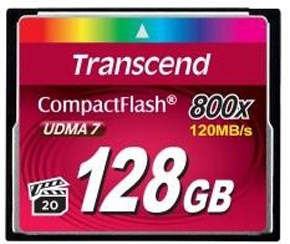 Карта памяти CompactFlash 128GB Transcend TS128GCF800 411332