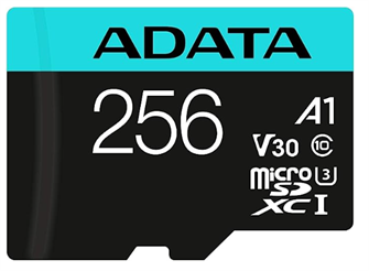 Карта памяти MicroSDXC 256GB ADATA AUSDX256GUI3V30SA2-RA1 1007459
