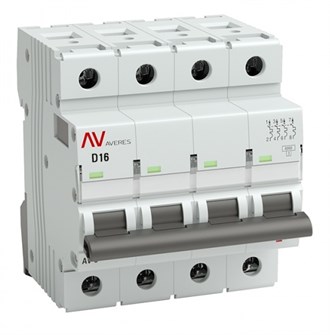 Автоматический выключатель  EKF mcb10-4-16D-av 1126085