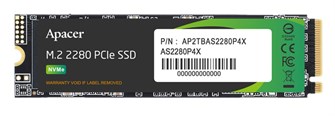 Накопитель SSD M.2 2280 Apacer AP256GAS2280P4X-1 256 ГБ 1106952