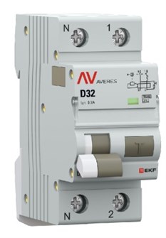 Автомат дифференциальный EKF rcbo10-1pn-32D-300-a-av 1126620