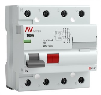 УЗО  EKF rccb-4-80-30-ac-av 1126416