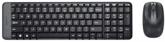 Клавиатура и мышь беспроводной комплект Logitech MK220 1113125