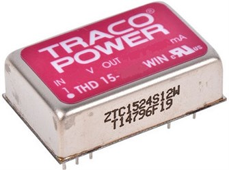Преобразователь DC-DC модульный TRACO POWER THD 15-2423WIN 575905
