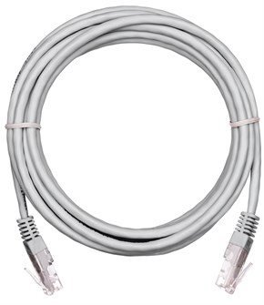 Кабель патч-корд U/UTP 5e кат. 10м Netlan EC-PC4UD55B-BC-PVC-100-GY-5 956858
