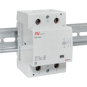 Контактор модульный EKF km-av-3-125-20-230V 1146141