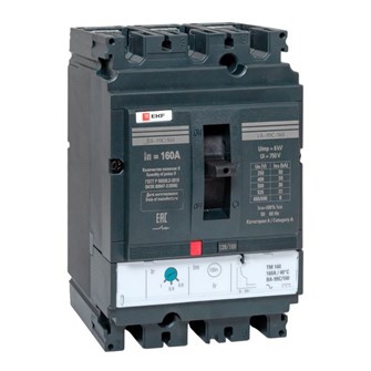 Автоматический выключатель в литом корпусе  EKF mccb99C-160-160 1145251