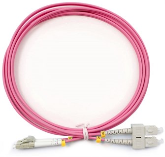 Патч-корд волоконно-оптический Cabeus FOP-50-OM4-LC-SC-2m 728647