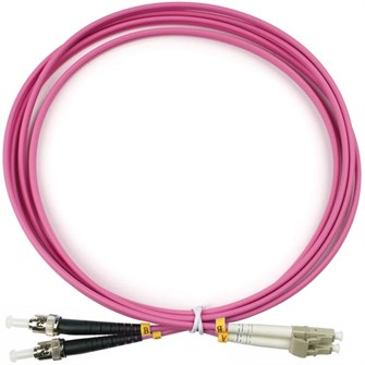 Патч-корд волоконно-оптический Cabeus FOP-50-OM4-LC-ST-2m 728659