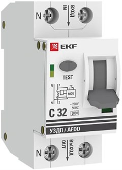 Устройство защиты от дугового пробоя  EKF afdd-2-32C-pro 1126156