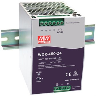 Преобразователь AC-DC сетевой Mean Well WDR-480-24 515915