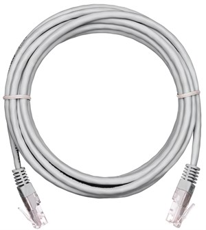 Кабель патч-корд U/UTP 5e кат. 10м Netlan EC-PC4UD55B-BC-LSZH-100-GY-5 956837