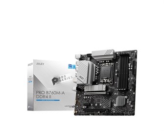 Материнская плата mATX MSI PRO B760M-A DDR4 II 1097316