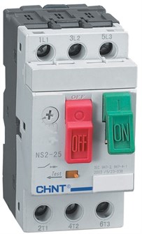 Автоматический выключатель для защиты двигателя  CHINT 495075 1020091