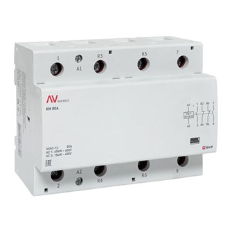 Контактор модульный EKF km-av-6-80-22-230V 1146223