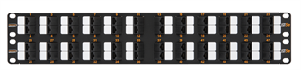 Патч-панель  NikoMax NMC-RP48UD2-AN-2U-BK 595984