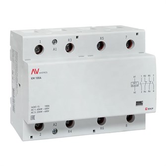Контактор модульный EKF km-av-6-100-22-230V 1146191