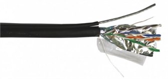 Кабель витая пара U/UTP 5e кат. 4 пары TWT TWT-5EUTP-OUT-TR 251235