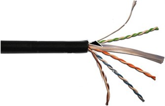 Кабель витая пара U/UTP 6 кат. 4 пары Lanmaster LAN-6EUTP-OUT 273521