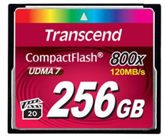Карта памяти CompactFlash 256MB Transcend TS256GCF800 422438