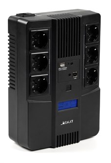 Источник бесперебойного питания  Бастион SKAT-UPS 800-AID-IN-1x9 1108805