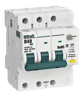 Автомат дифференциальный DEKraft 16486DEK 1167480