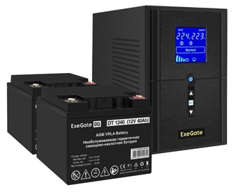 Комплект  Exegate SineTower SZ-1000.LCD.AVR.2SH.1C13.USB 1118213