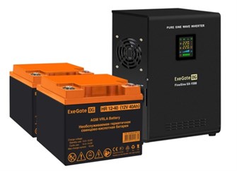 Комплект  Exegate FineSine SX-1500.LCD.AVR.2SH 1118406