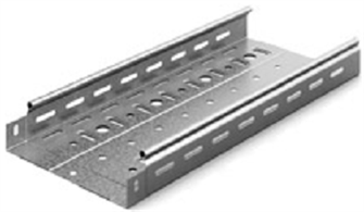 Лоток листовой перфорированный Ostec ЛПМЗТ-200х50х3000-0,7-СЦ 915388