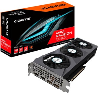 Видеокарта GIGABYTE Radeon RX 6600 EAGLE (GV-R66EAGLE-8GD) 893232