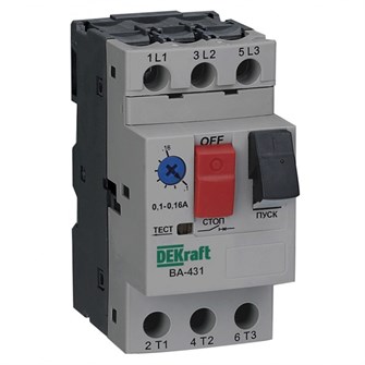 Автоматический выключатель для защиты двигателя  DEKraft 21221DEK 1148796