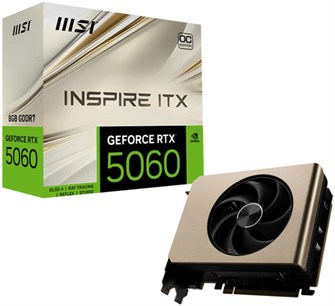 Видеокарта MSI GeForce RTX 5060 INSPIRE ITX OC (RTX 5060 8G INSPIRE ITX OC) 1213983